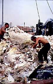 Accumulating PVC waste