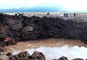 Meteorite crater