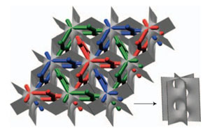 The mesoporous IBN-9 structure (Credit: Ying et al/Nature Chem.)