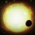 A planet passes in front of its host star (Credit: NASA / JPL / Caltech)