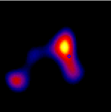 SCUBA diving right into the Tau Ceti system to reveal its surrounding disc of matter (Credit: James Clerk Maxwell Telescope)