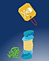 Proteins labelled with the kiss of death are minced by the proteosome