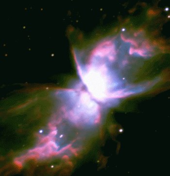 The bipolar Butterfly Nebula NGC 6302 (Copyright: ESO)