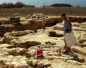 Bronze age excavation