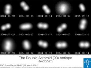 Asteroid eclipse (NACO/VLT)